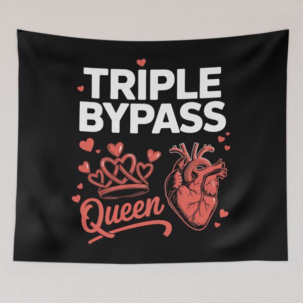 Item preview, Open Heart Surgery Bypass Awareness Heart Triple Bypass designed and sold by PunkNation-Arts.