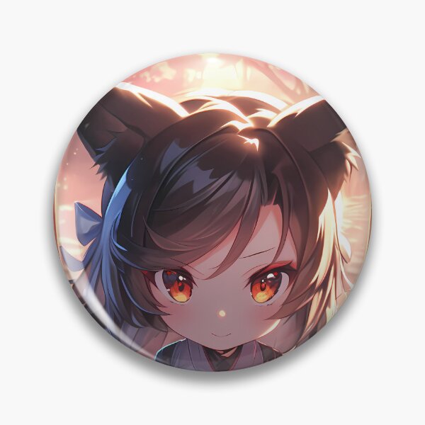 Item preview, Atago Azur Lane Chibi Fox Girl Torii Gate Sunset Cherry Blossoms designed and sold by TanglenRabbit.
