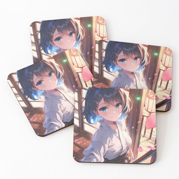 Item preview, Ruka Sarashina Rent A Girlfriend Chibi Blue Bow Soft Light designed and sold by TanglenRabbit.