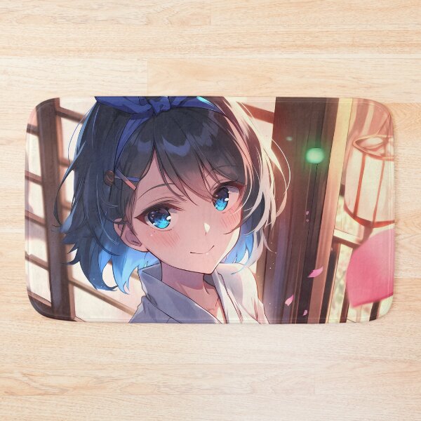 Item preview, Ruka Sarashina Rent A Girlfriend Chibi Blue Bow Soft Light designed and sold by TanglenRabbit.