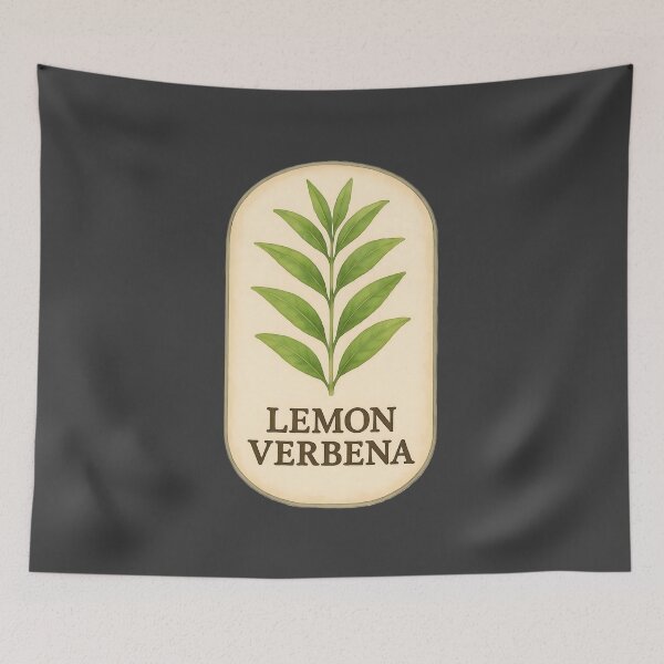 Item preview, Vintage Botanical Herb and Spice Prints: Lemon Verbena designed and sold by PinUpPizzazz.