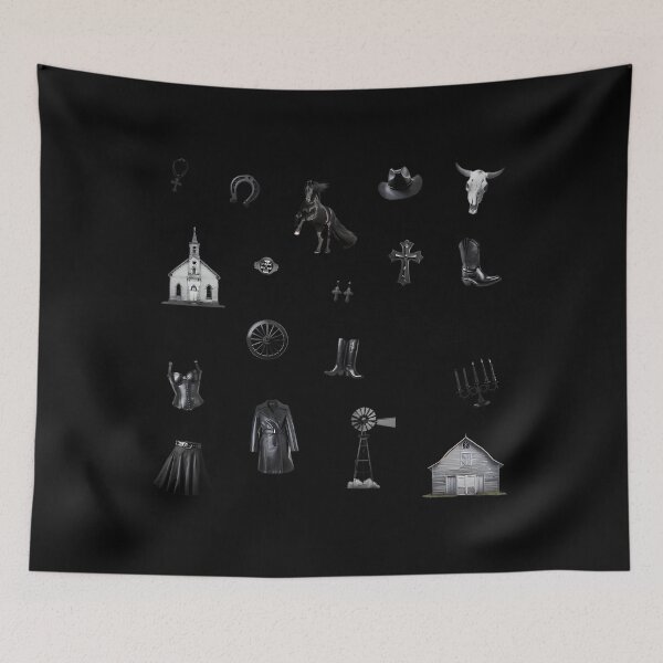 Item preview, Western Goth Macabre Desert Graphic Set designed and sold by tcygmafem48.