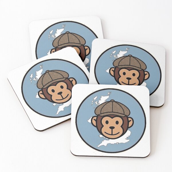 Item preview, England – Flat Cap – Travel Monkey – Circle Badge Design designed and sold by MyMonkeyMerch.