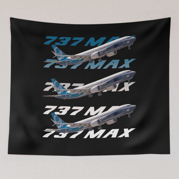 Item preview, 737 MAX Airplane Aviation Design designed and sold by Emberglowo.
