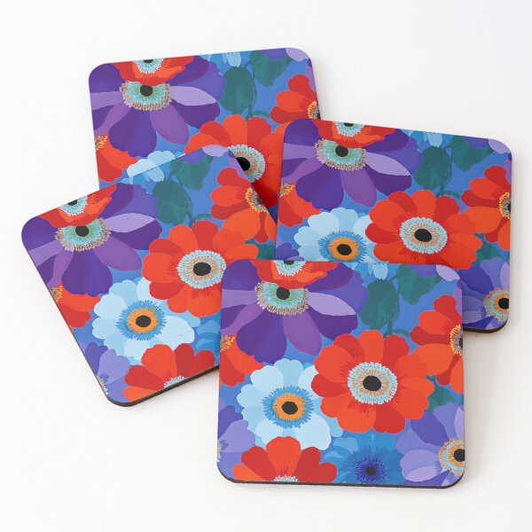 Item preview, Scandinavian Floral Stripe Pattern | Bold Marimekko Retro Flower Design | Mid Century Modern Botanical designed and sold by CraftedHome.