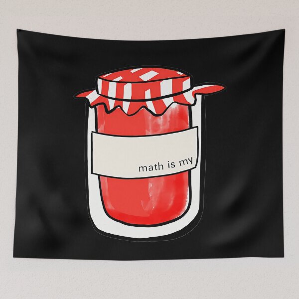 Item preview, Math Is My Jam Funny Nerd Pun Graphic designed and sold by tcygmafem48.