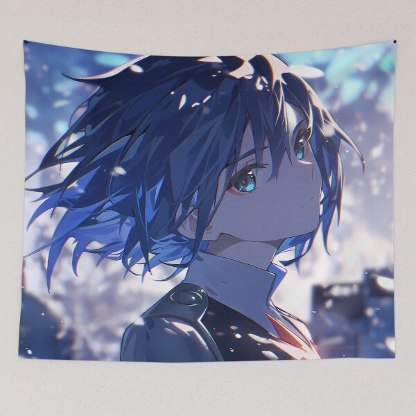 Item preview, Hiro Darling In The Franxx Winter City Pilot Moment designed and sold by TanglenRabbit.