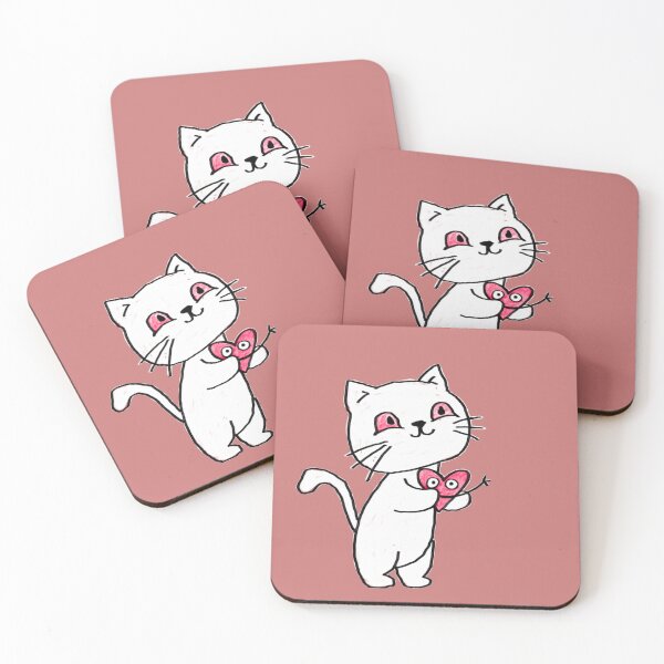 Artikelvorschau, Cute cat with heart entworfen und verkauft von badlydrawnbabe.