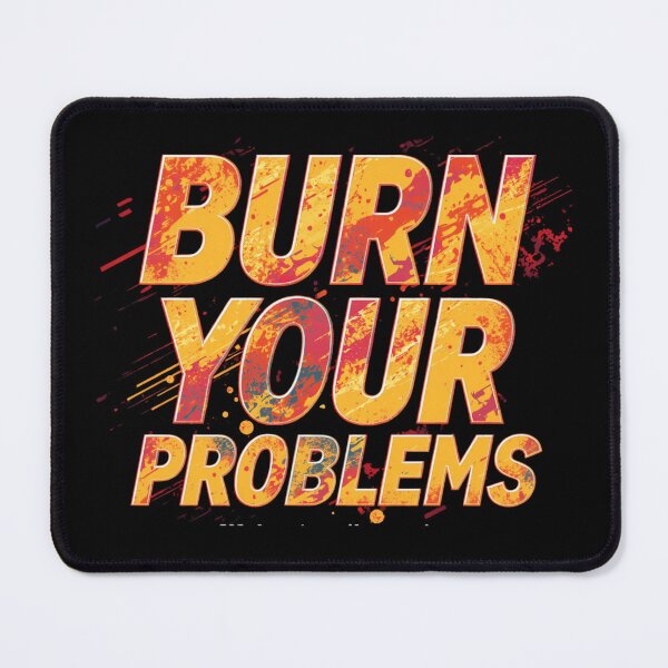 Item preview, Burn your problems designed and sold by whatthefoxsays.
