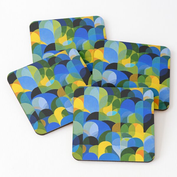 Item preview, Modern Abstract Geometric Pattern | Scandinavian Arch Design | Mid Century Color Block Art designed and sold by CraftedHome.