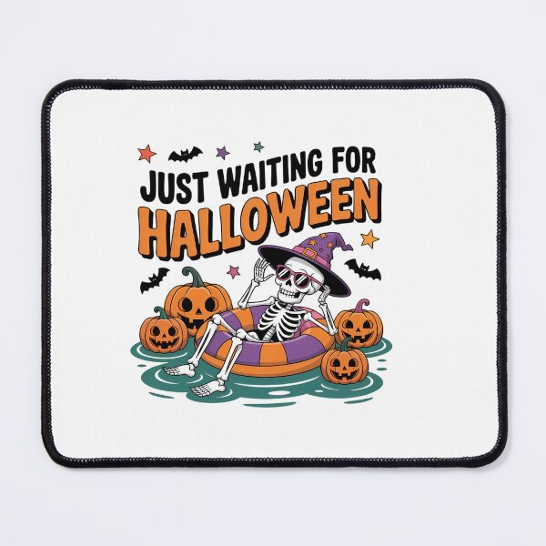 Item preview, Just Waiting For Halloween Skeleton Halloween designed and sold by HellD3vil-Art.