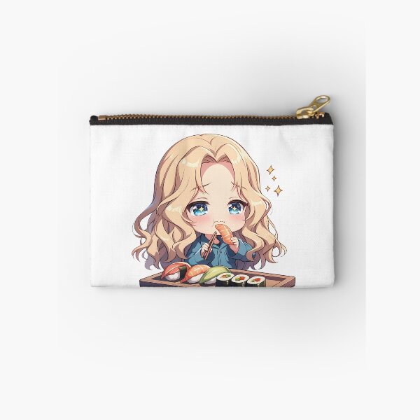 Item preview, Kay Girls Und Panzer Kawaii Chibi Sushi Snack Vibes designed and sold by Spraykart.