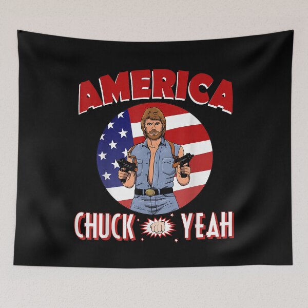 Item preview, America Chuck Yeah Funny Patriotic Retro  designed and sold by ViVarRi.