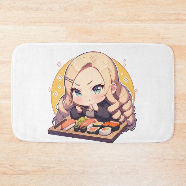 Item preview, Justine Caroline Persona 5 Kawaii Chibi Sushi Duo Vibes designed and sold by Spraykart.
