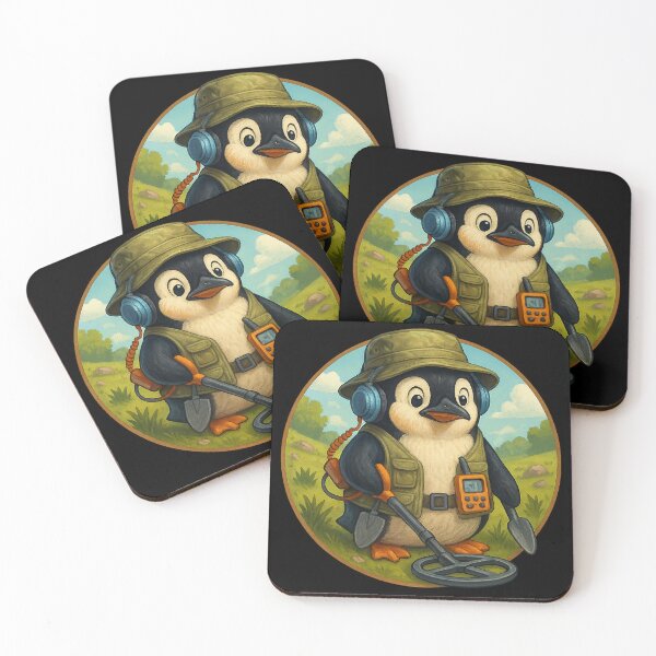 Item preview, Treasure Hunter Penguin designed and sold by Fort Galaxy.
