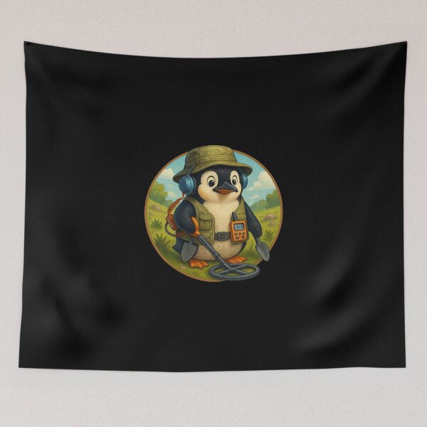 Item preview, Treasure Hunter Penguin designed and sold by Fort Galaxy.