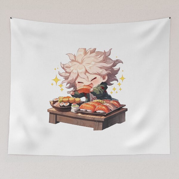 Item preview, Nagito Komaeda Danganronpa Chibi Sushi Feast designed and sold by Spraykart.