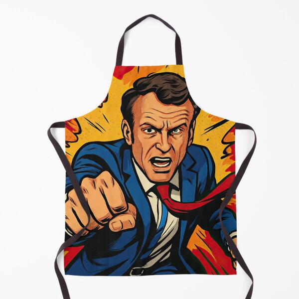 Item preview,  Emmanuel Macron, leader | Comics style - Cartoon designed and sold by ComicsFactory.