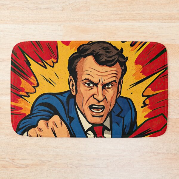 Item preview,  Emmanuel Macron, leader | Comics style - Cartoon designed and sold by ComicsFactory.