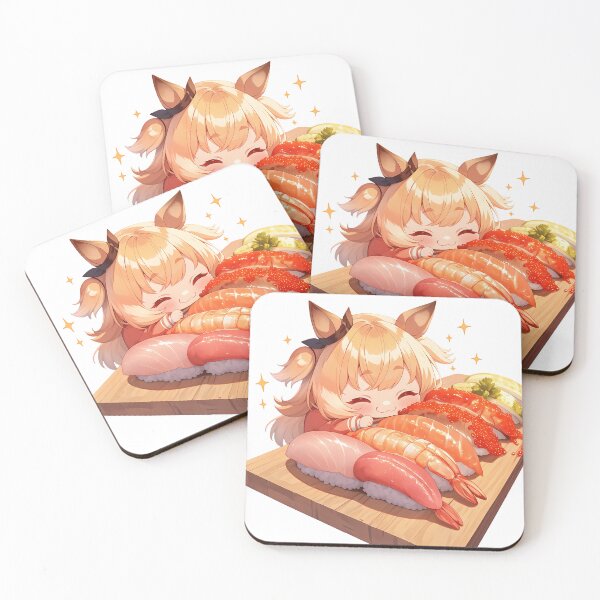 Item preview, Mayano Top Gun Uma Musume Pretty Derby Chibi Sushi Hug designed and sold by Spraykart.