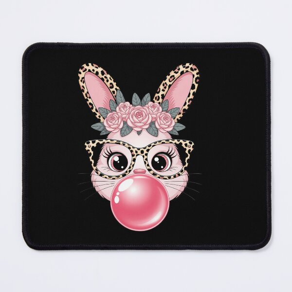 Item preview, Rabbit Bunny Blowing Bubble Gum Easter Day Cute designed and sold by HellD3vil-Art.