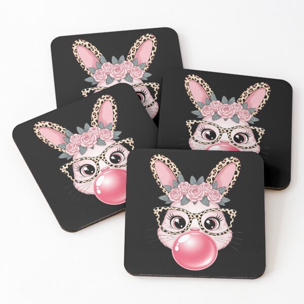 Item preview, Rabbit Bunny Blowing Bubble Gum Easter Day Cute designed and sold by HellD3vil-Art.