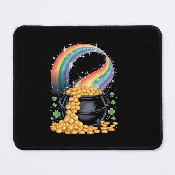 Item preview, Rainbow St Patrick's Day Pot of Gold designed and sold by HellD3vil-Art.