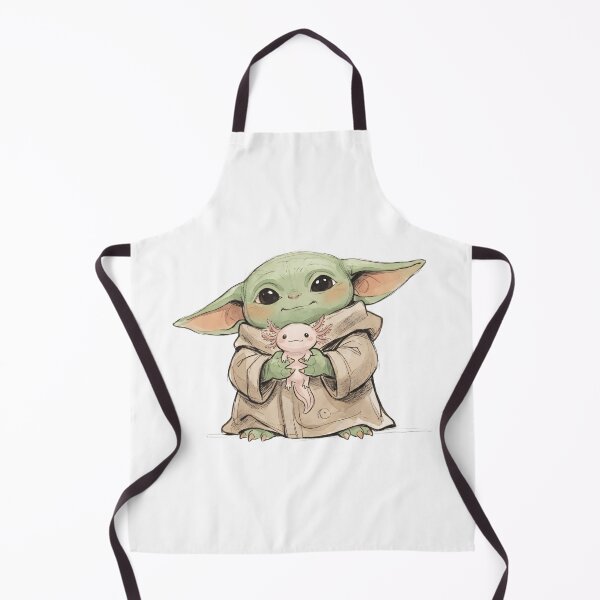 Item preview, BABY YODA WITH AXOLOTL designed and sold by LIS AND MELIVERSO.