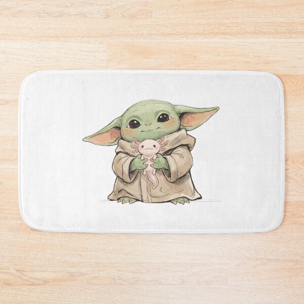 Item preview, BABY YODA WITH AXOLOTL designed and sold by LIS AND MELIVERSO.