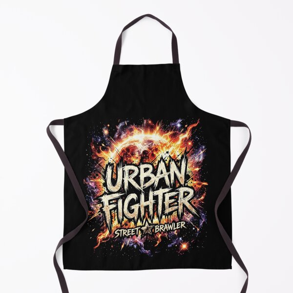 Item preview, Urban Fighter Street Brawler | Aggressive Graffiti Fire Design designed and sold by Mysterious Shop.