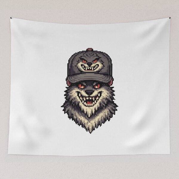 Item preview, Big Bad Wolf – Terrifying Pixelated Creature designed and sold by NextNoob485.