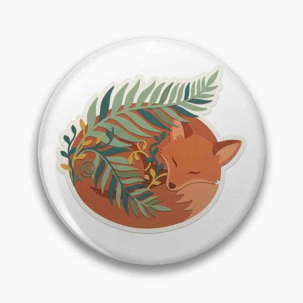 Item preview, Fern Frond Forest Fox designed and sold by belajarubic.