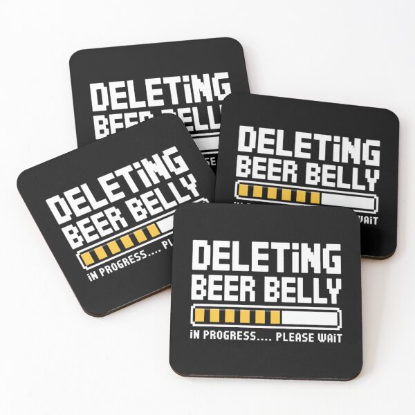 Item preview, Deleting Beer Belly In Progress Please Wait Gym designed and sold by StuffNestie.