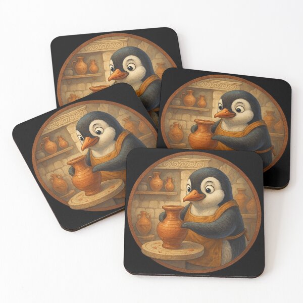Item preview, Pottery Penguin designed and sold by Fort Galaxy.