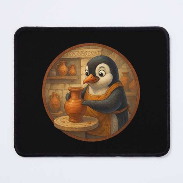 Item preview, Pottery Penguin designed and sold by Fort Galaxy.