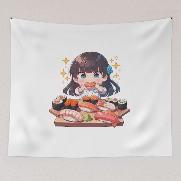 Item preview, Saten Ruiko A Certain Scientific Railgun Sushi Sparkle Chibi designed and sold by Spraykart.