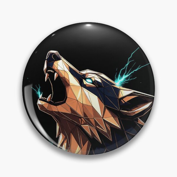 Item preview, Geometric Wolf Energy Surge designed and sold by TommySpark.