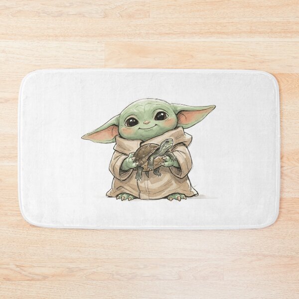 Item preview, BABY YODA WITH JAPANESE TURTLE designed and sold by LIS AND MELIVERSO.