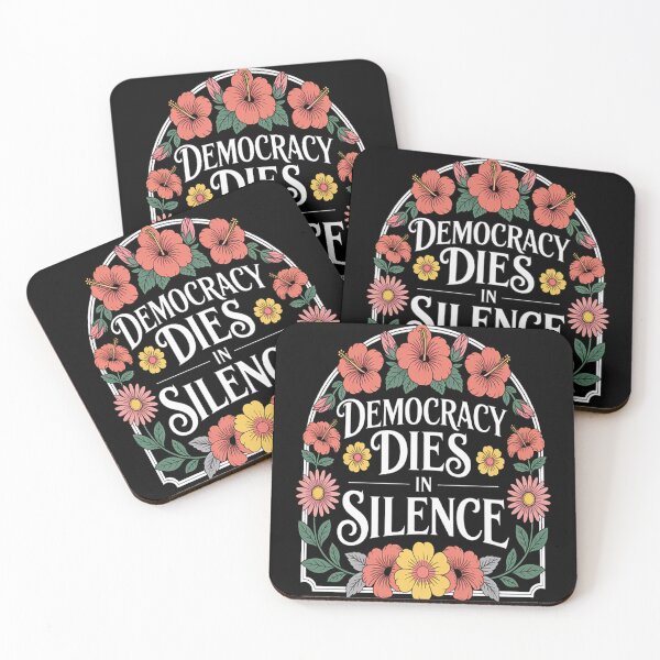 Item preview, Democracy Dies in Silence Keep Democracy in America (1) designed and sold by StuffNestie.