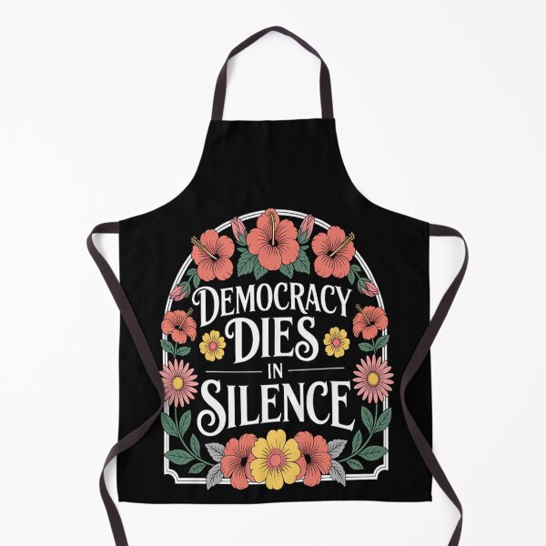 Item preview, Democracy Dies in Silence Keep Democracy in America (1) designed and sold by StuffNestie.