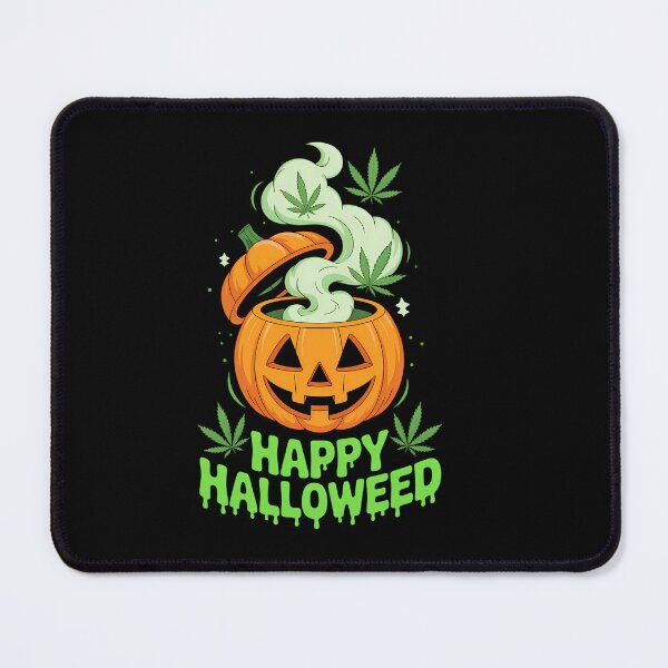 Item preview, Pumpkin Smoking Weed Cannabis Marijuana Stoner designed and sold by HellD3vil-Art.
