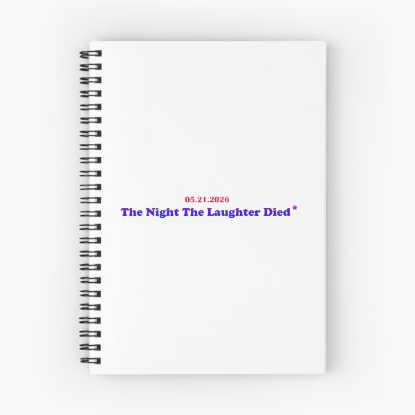 Item preview, Stephen Colbert The Late Show 2026 The Night Laughter Died designed and sold by ThatTheoHall.