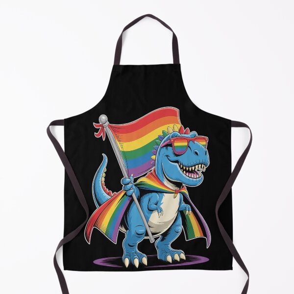 Artikelvorschau, Dinosaurier-Regenbogenflagge für LGBTQ+-Menschen entworfen und verkauft von StuffNestie.