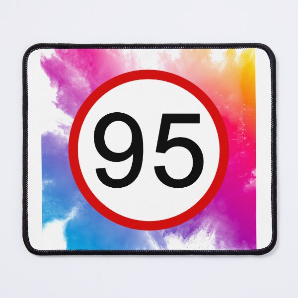 Item preview, Speed Limit 95, Road Sign, Age Sign, Novelty Sign, Rainbow  designed and sold by AASparksDesigns.