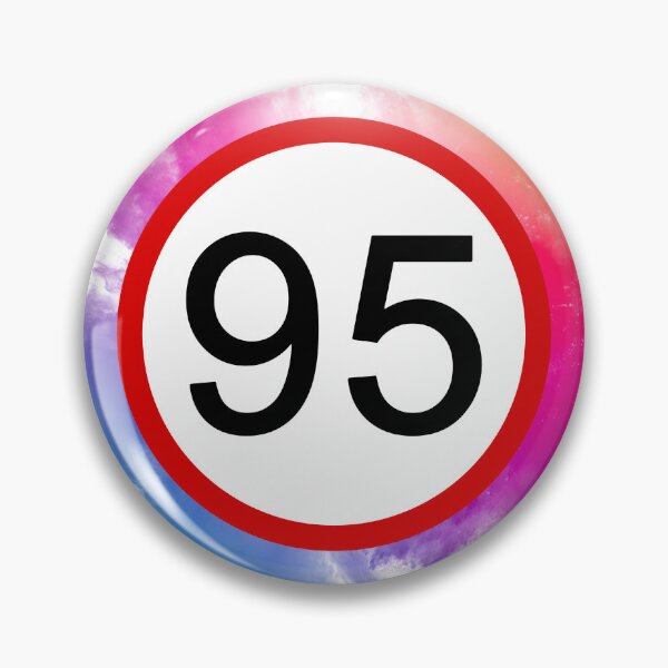 Item preview, Speed Limit 95, Road Sign, Age Sign, Novelty Sign, Rainbow  designed and sold by AASparksDesigns.
