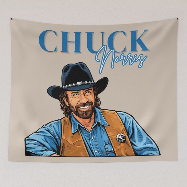 Item preview, Comic book tribute to Chuck Norris (fan art) designed and sold by PopCultureAndStuff.