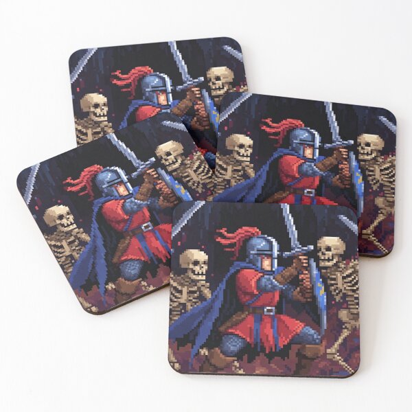 Item preview, Warrior vs. Skeletons – Epic Pixelated Battle designed and sold by NextNoob485.