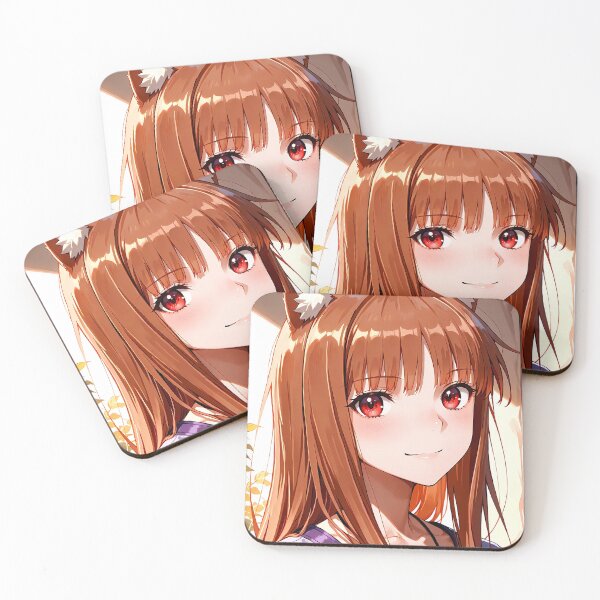 Item preview, Holo spice and wolf Warm Light Closeup Gentle Smile designed and sold by Spraykart.
