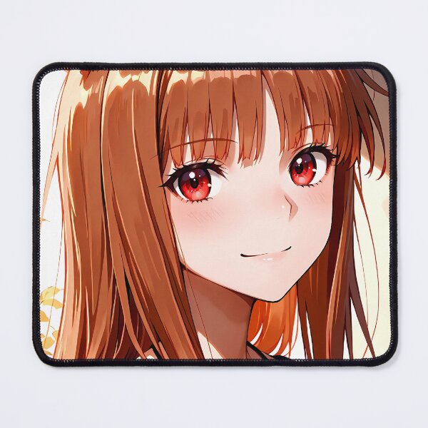 Item preview, Holo spice and wolf Warm Light Closeup Gentle Smile designed and sold by Spraykart.