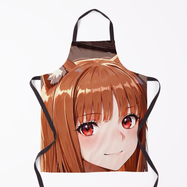 Item preview, Holo spice and wolf Warm Light Closeup Gentle Smile designed and sold by Spraykart.